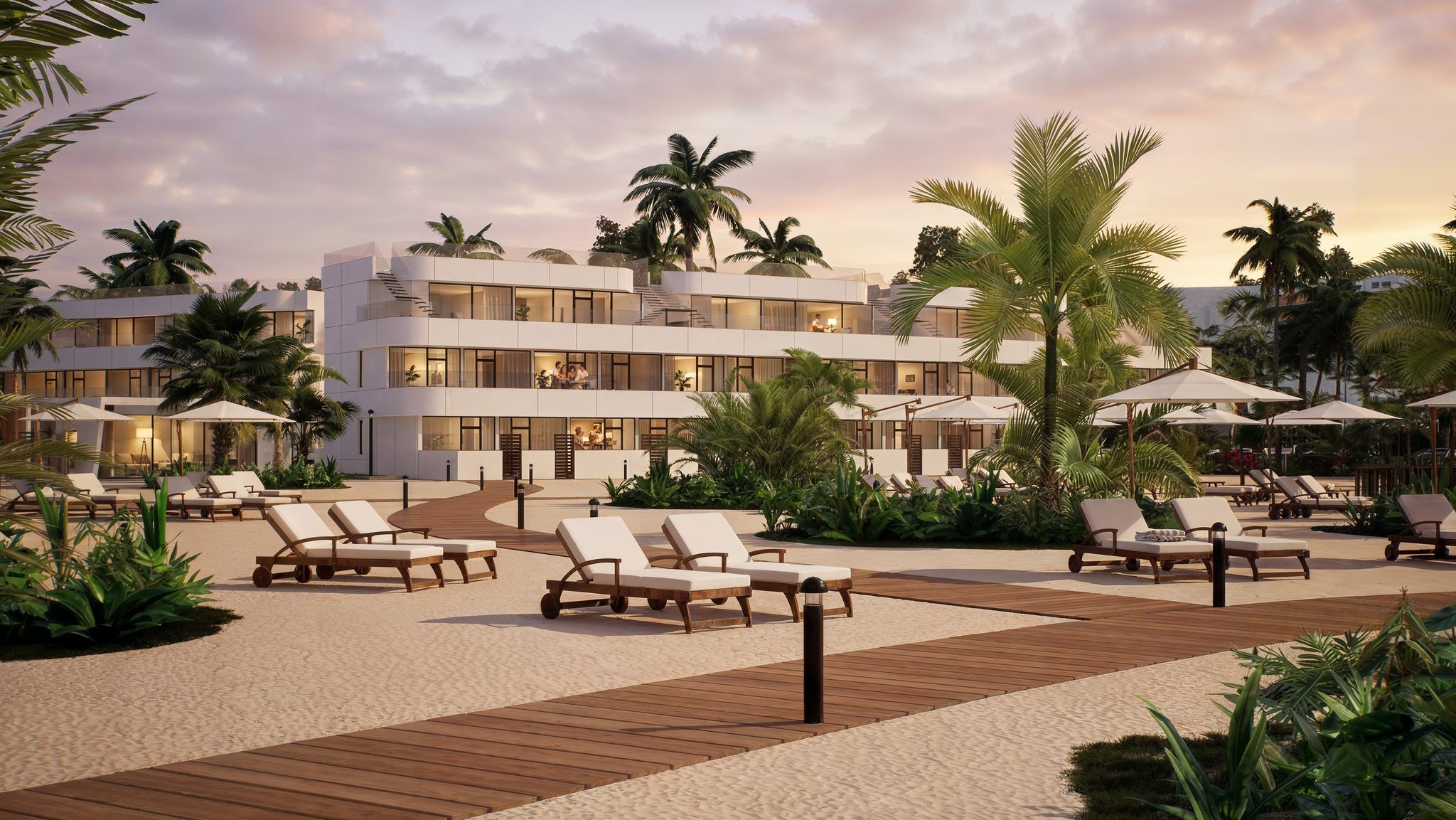 Luxe mediterraans vastgoed met zwembad